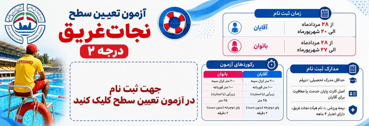 آزمون تعیین سطح درجه 2